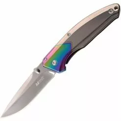 MTech Knives MTech 1032RB Framelock Spectrum Knife With Spectrum And Stainless Handle