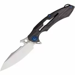 Rike Knives Rike M3CFB M3 Framelock Bronze Knife With Carbon Fiber Handle