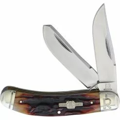 Rough Rider Knives Rough Rider 1907 Sowbelly Trapper Stag Bone