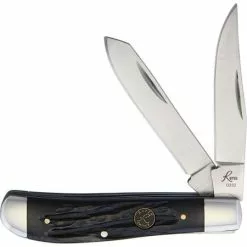 Roper Knives Roper 0008CBK Trapper Black Bone