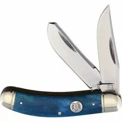 Rough Rider Knives Rough Rider 1951 Blue Smooth Bone Sowbelly Trap