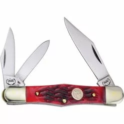 Buck Creek Knives Buck Creek 6308RPB Whittler Red Pick Bone