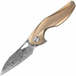 Bestech Knives Bestech 1810J The Reticulan Framelock Knife Gold