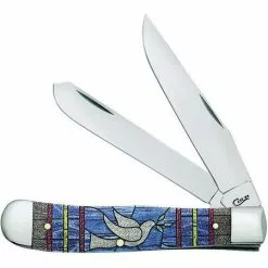 Case XX Knives Case 38715 Trapper Stained Glass Dove