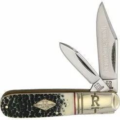 Rough Rider Knives 2041 Barlow Buckshot Bone