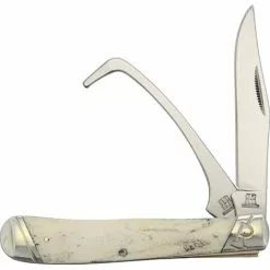Rough Rider Knives 1972 Equestrian Trapper White Bone