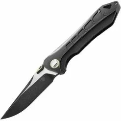 Bestech Knives T1908A Supersonic Framelock Knife Black