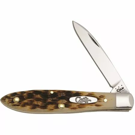 Case XX Knives 246 Teardrop Jack Amber Bone