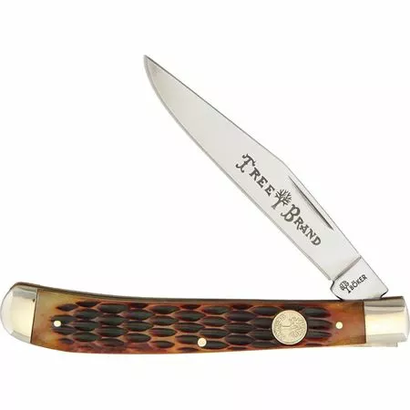 Boker Tree Brand Knives Boker 110735 Slim Line Trapper Brown Bone