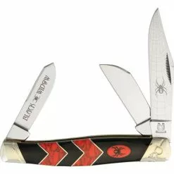 Rough Rider Knives Rough Rider 1671 Stockman Black Widow
