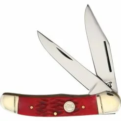 Frost Cutlery & Knives Frost 14232RJB Folding Hunter Red Bone