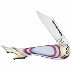 Frost Cutlery & Knives Frost OC183RW Leg Knife Red Swirl MOP