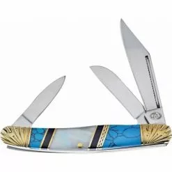 Frost Cutlery & Knives Frost SHS112BBW Wrangler MOP Turquoise