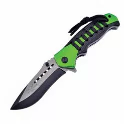 Frost Cutlery & Knives Frost TX13GN Linerlock Knife Green A/O