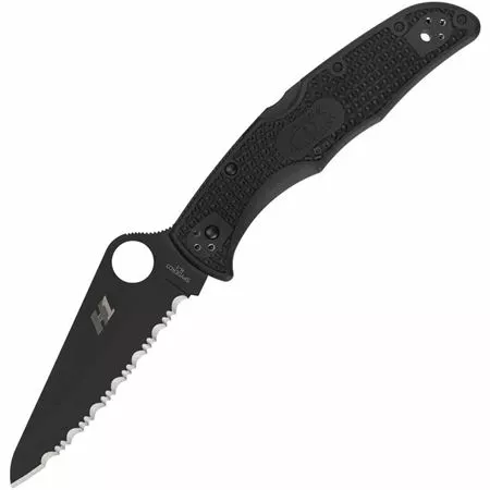 Spyderco Knives Spyderco 91SBBK2 Pacific Salt 2 Lockback Knife Black