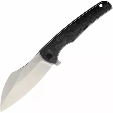 VDK Knives VDK 029 Vice Framelock Knife Black Carbon Fiber