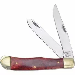 Frost Cutlery & Knives Frost 18812CNSB Trapper Chestnut Smooth Bone