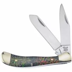 Frost Cutlery & Knives Frost SW111TR Small Saddlehorn Glitter Resin