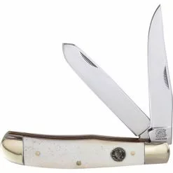 Frost Cutlery & Knives Frost CR108WSB Trapper White Bone