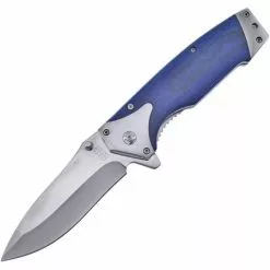 Frost Cutlery & Knives Frost SHP132B Linerlock Knife A/O Blue