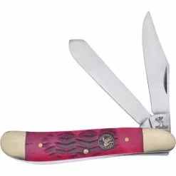 Frost Cutlery & Knives Frost WT951DRJB Dog Leg Trapper Dark Red