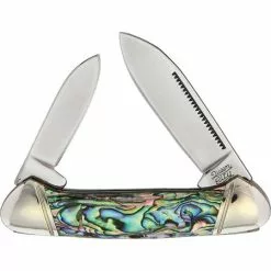 Queen City Knives Queen City 002 Mini Canoe Abalone