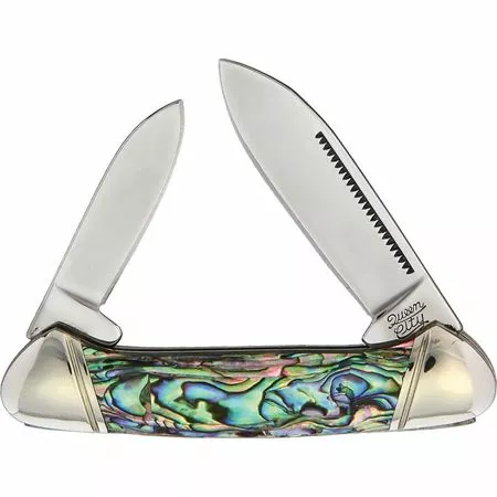 Queen City Knives Queen City 002 Mini Canoe Abalone