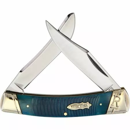 Rough Rider Knives Rough Ryder 2114 Black & Blue Large Moose