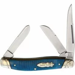 Rough Rider Knives Rough Ryder 2119 Black And Blue Stockman