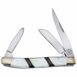 Frost Cutlery & Knives Frost SHS509BMOP Stockman Black Onyx MOP