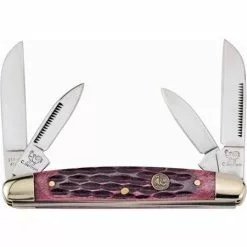 Hen & Rooster Knives Hen & Rooster 214RPB Congress Red Pick Bone