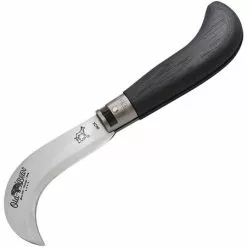 Old Bear Knives Old Bear 974721MNK Pruning Knife Black Wood