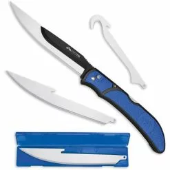 Outdoor Edge Knives Outdoor Edge RFU50C RazorFin Lockback Knife Blue