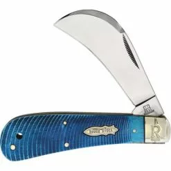Rough Rider Knives Rough Ryder 2121 Black And Blue Hawkbill