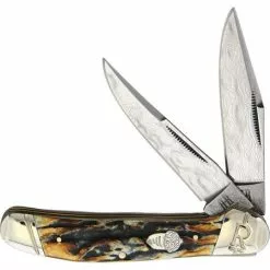 Rough Rider Knives Rough Ryder 2161 Copperhead Cinnamon Stag