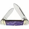 Rough Rider Knives Rough Ryder 2151 Small Canoe Purple Swirl