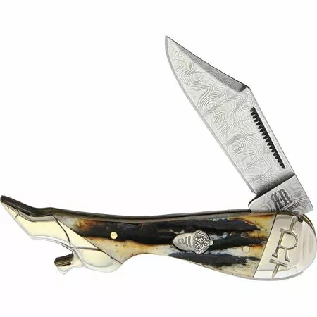 Rough Rider Knives Rough Ryder 2162 Leg Knife Cinnamon Stag