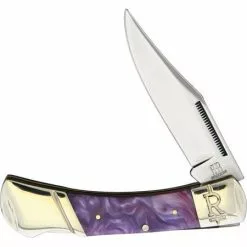 Rough Rider Knives Rough Ryder 2149 Purple Swirl Lockback Knife