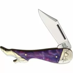 Rough Rider Knives Rough Ryder 2152 Leg Knife Purple Swirl