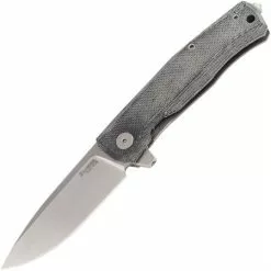Lion Steel Knives LionSTEEL MT01CVB Myto Framelock Knife Micarta Black
