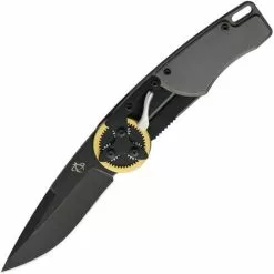 Mantis Knives Mantis 2026DP Gearhead Linerlock Knife Brass DP