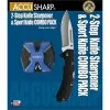AccuSharp Sharpeners AccuSharp 722C SharpNEasy Lockback Knife Combo