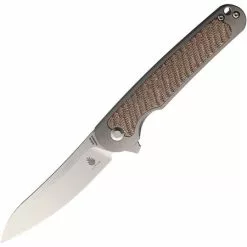 Kizer Cutlery & Knives Kizer 4556A3 Clutch Framelock Knife Micarta