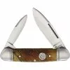 Queen City Knives Queen 013 Canoe Sawcut Bone