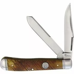 Queen City Knives Queen 015 Trapper Sawcut Bone