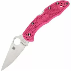 Spyderco Knives Spyderco 11FPPNS30V Pink Heals Delica Lockback Knife