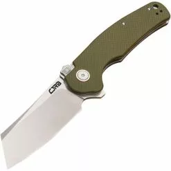 CJRB Knives CJRB 1904RGNF Crag Linerlock Knife Green D2