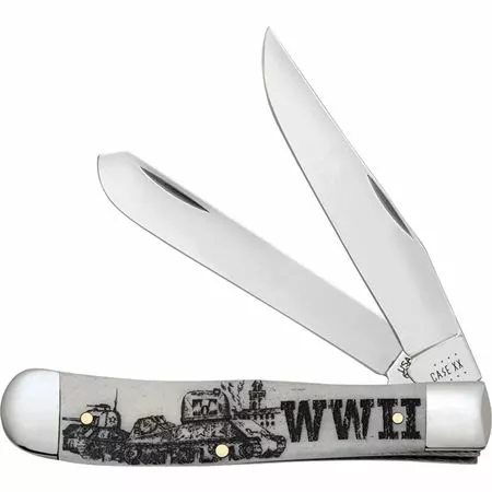 Case XX Knives Case 50950 WWII Trapper Natural Bone