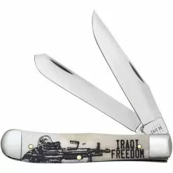 Case XX Knives Case 50954 Iraqi Freedom Trapper Nat Bone