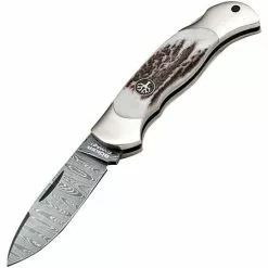 Boker Tree Brand Knives Boker 111910DAM Junior Scout Lockback Knife Stag